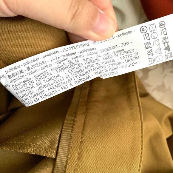 Zara High Waisted Straight Leg Cargo Pants in Toffee - Picture 12 of 12